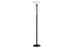 HOME Cameroon Uplighter Floor Lamp - Black.